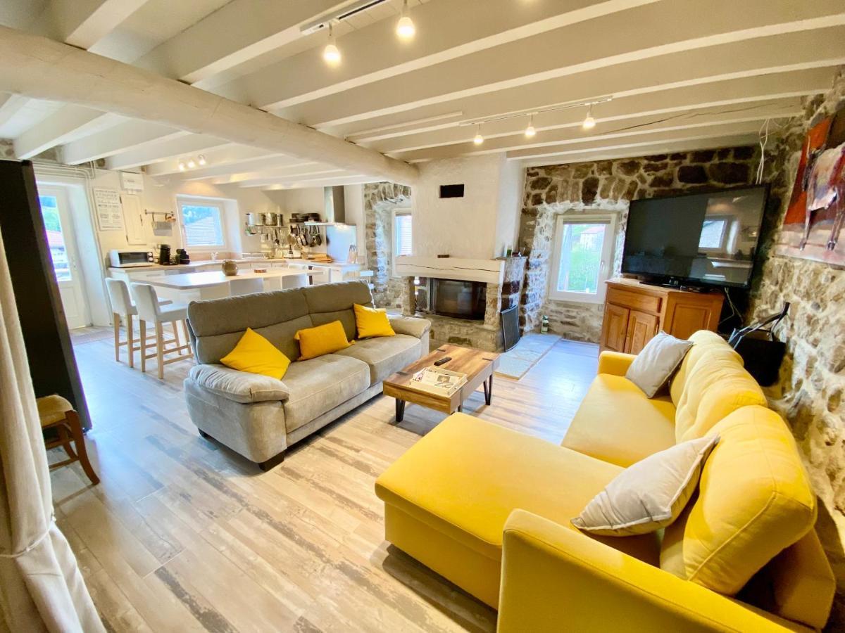 Gite De Groupe 160M2, 15P, Salle De Reception, Jardin, Terrasse Mazan-l'Abbaye Luaran gambar